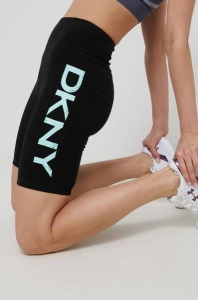 DKNY DISTRESSED CRACKLE LOGO BIKE SHORT