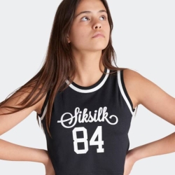 SIKSILK MESH BASKETBALL CROP VEST