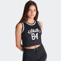 SIKSILK MESH BASKETBALL CROP VEST