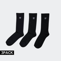 11 DEGREES CORE LOGO SOCK - 3 PACK