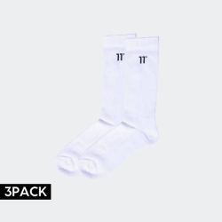 11 DEGREES CORE LOGO SOCK - 3 PACK