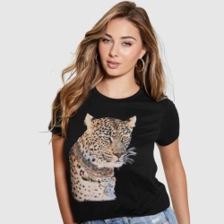 GUESS LEOPARD JEWEL EASY T-SHIRT