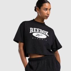 REEBOK BIG LOGO CROP TEE