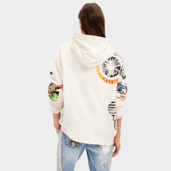 DESIGUAL MICKEY CUBIST LACROIX HOODIE