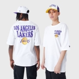 NEW ERA LOS ANGELES LAKERS NBA SCRIPT TEE