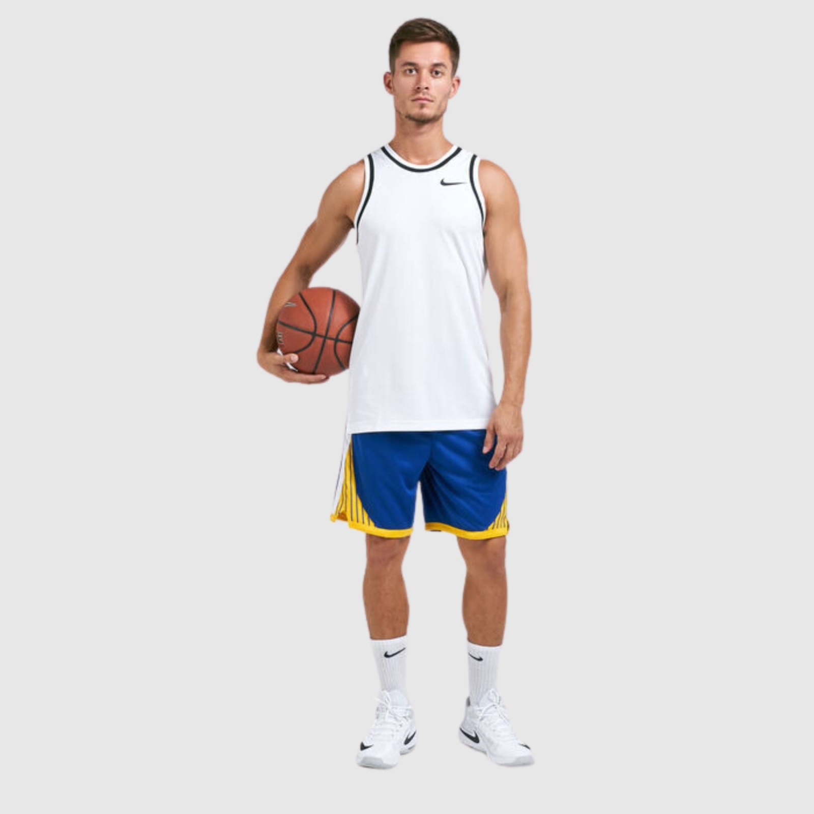 NIKE MMENS GOLDEN STATE WARRIORS SHORT ROAD