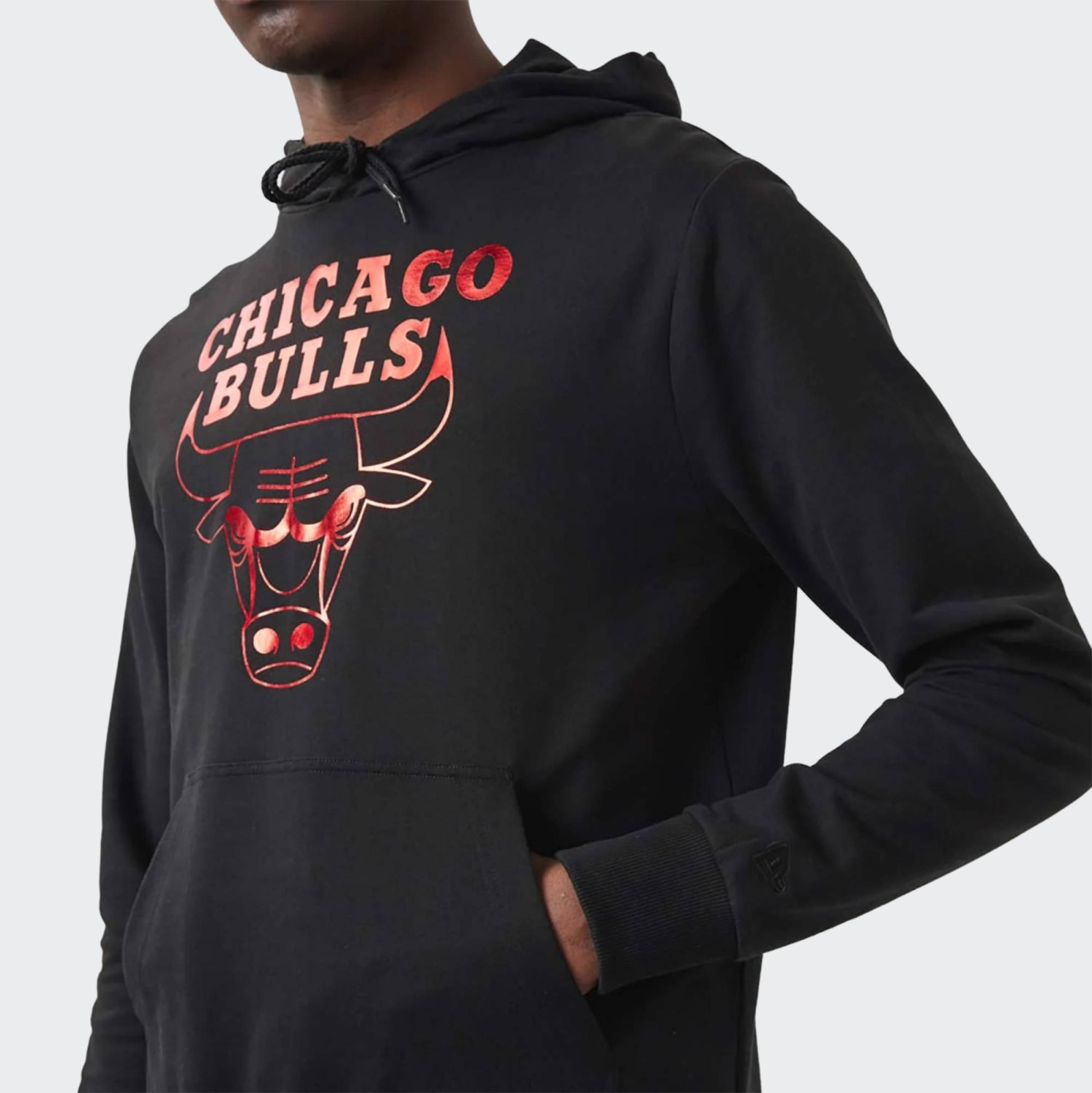 NEW ERA CHICAGO BULLS NBA HOODED PULLOVER