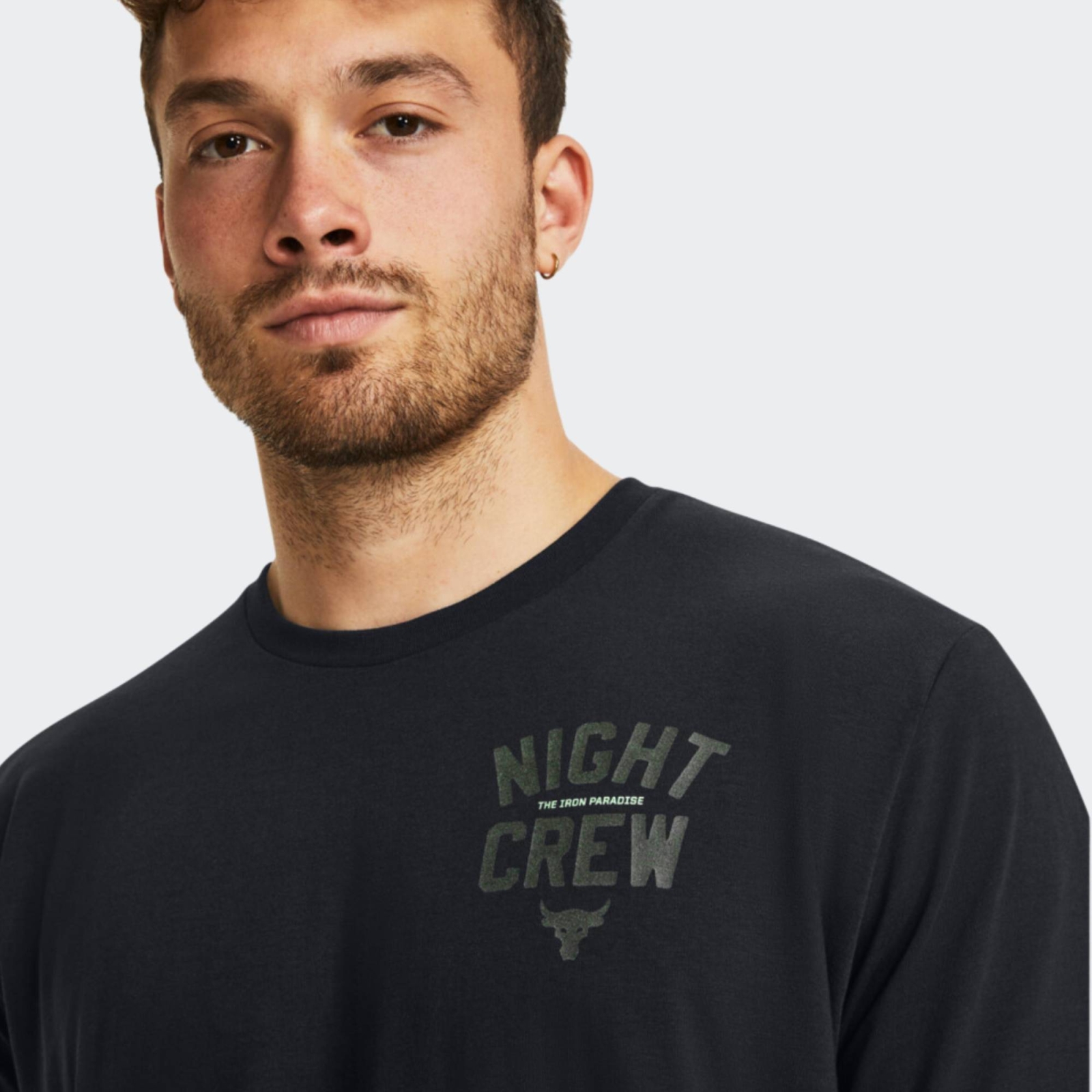 UNDER ARMOUR PROJECT ROCK NIGHT CREW TEE