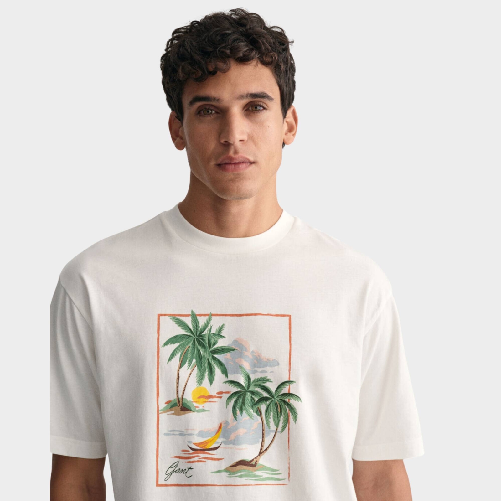 GANT HAWAII PRINTED GRAPHIC SS T-SHIRT