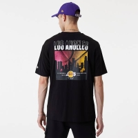 NEW ERA NBA CITY GRAPHIC BACK PRINT TEE LOS ANGELES LAKERS