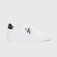 CALVIN BOLD VULC FLATF LOW LACE LEATHER SNEAKERS
