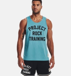 UNDER ARMOUR MENS PROJECT ROCK MESH TOP