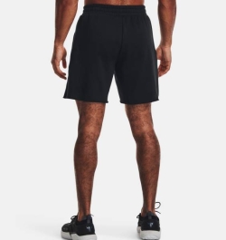 UNDER ARMOUR MENS PROJECT ROCK RIVAL SOLID SHORT