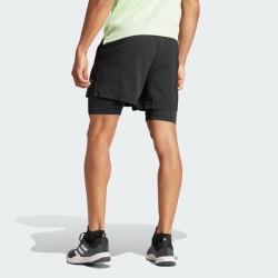 ADIDAS GYM+ WOVEN 2IN1 SHORTS