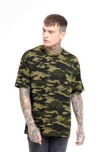 GOOD FOR NOTHING OVERSIZED CAMO T-SHIRT