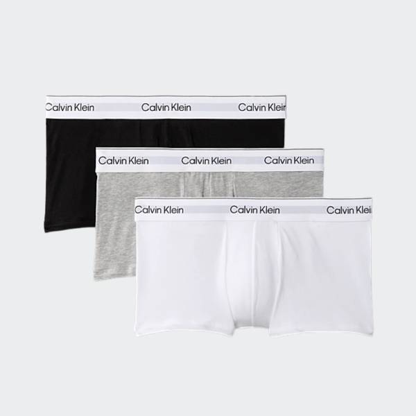 CALVIN KLEIN 3 PACK LOW RISE TRUNK