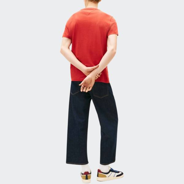 TOMMY JEANS SLIM ESSENTIAL FLAG TEE