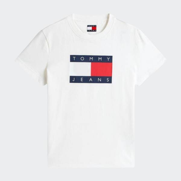 TOMMY JEANS REGULAR FLAG TEE