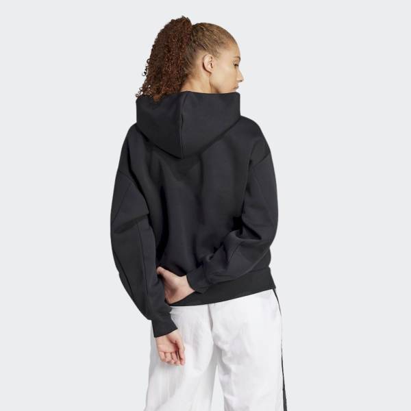 ADIDAS WOMENS FUTURE ICONS 3STRIPES OPEN HEM HOODIE