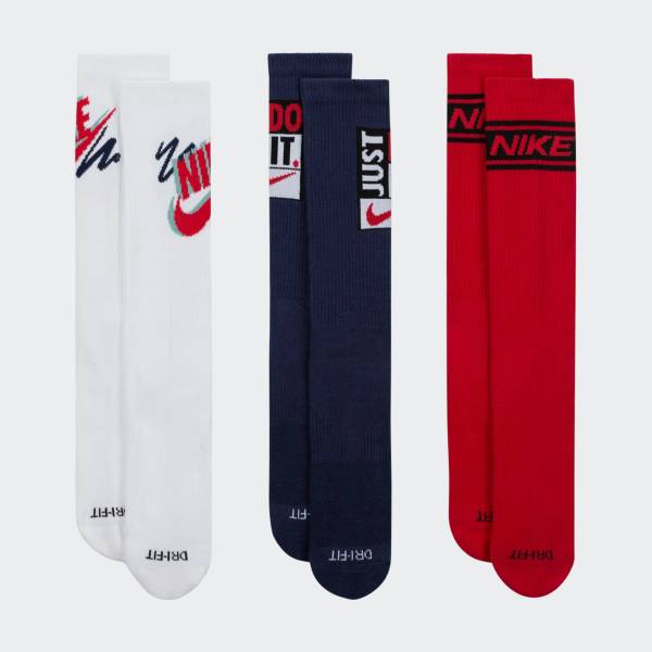 NIKE PLS CREW 3PACK SOCKS