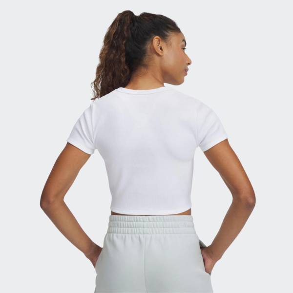 UNDER ARMOUR RIVAL RIB BABY TEE