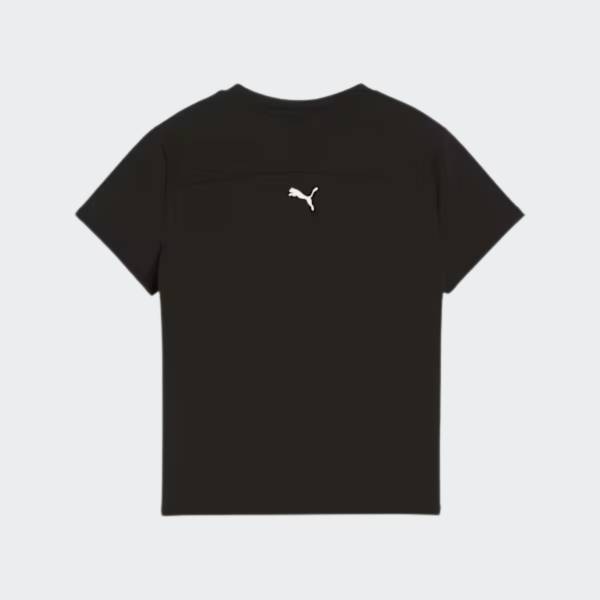 PUMA DARE TO SLIM HALF ZIP WARP KNIT GRAPHIC TSHIRT