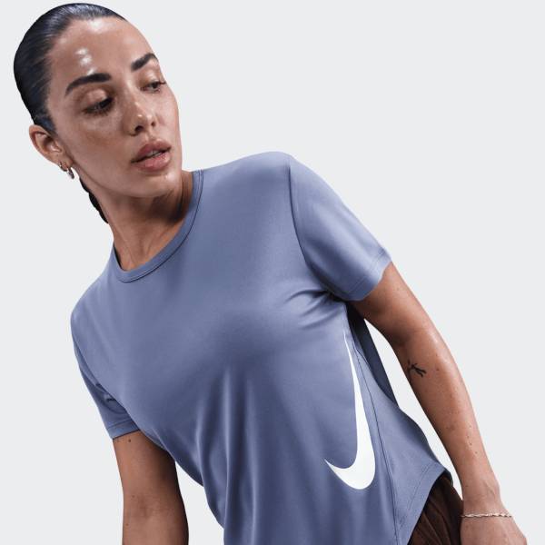 NIKE WOMENS TEMPO SWOOSH DRI-FIT TOP