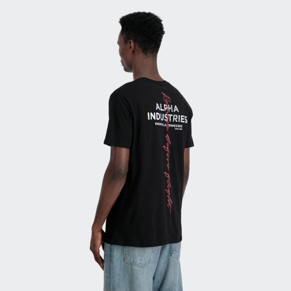 ALPHA INDUSTRIES SIGNATURE BACK PRINT T-SHIRT