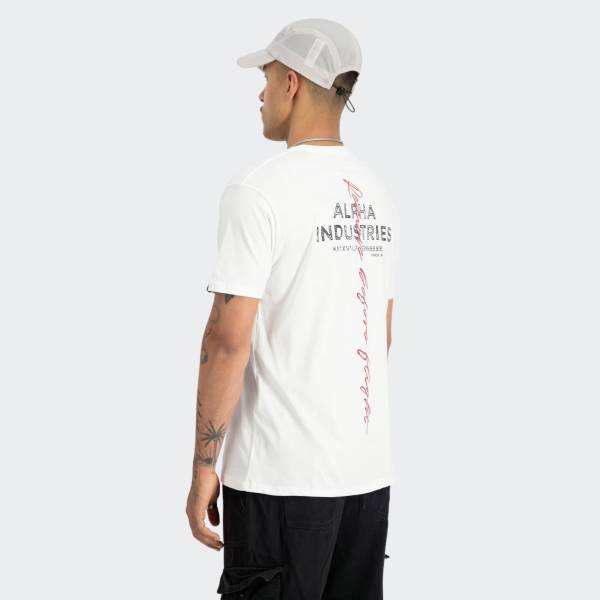ALPHA INDUSTRIES SIGNATURE BACK PRINT T-SHIRT