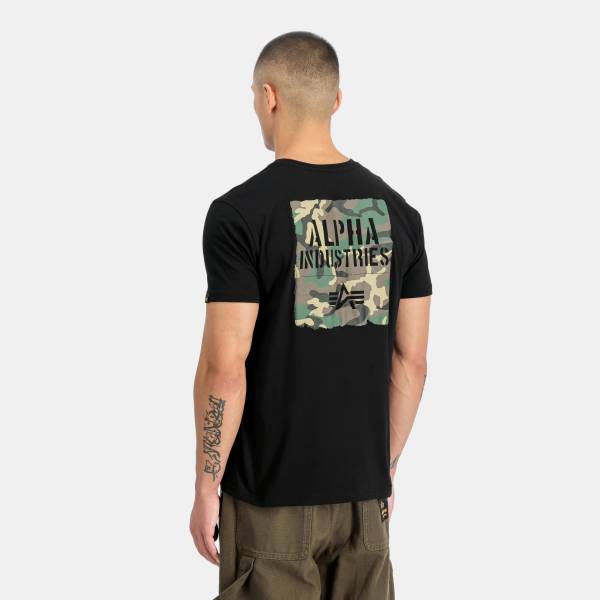 ALPHA INDUSTRIES CAMO PRINT T-SHIRT