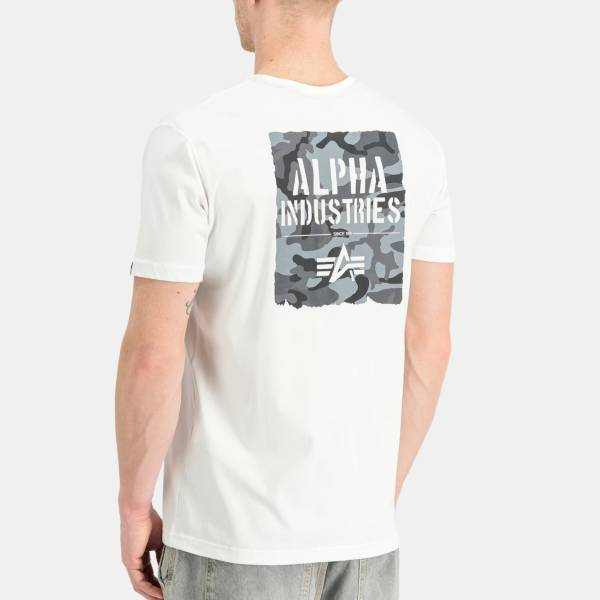 ALPHA INDUSTRIES CAMO PRINT T-SHIRT