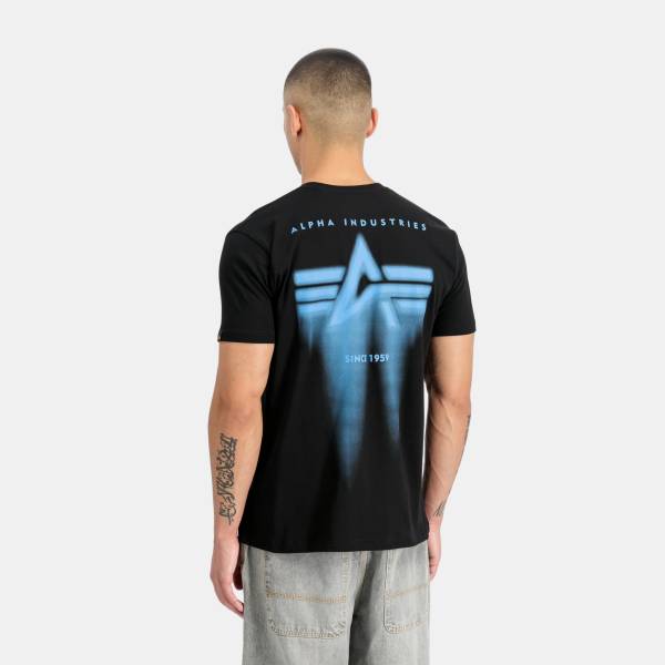 ALPHA INDUSTRIES SPRAY PRINT T-SHIRT