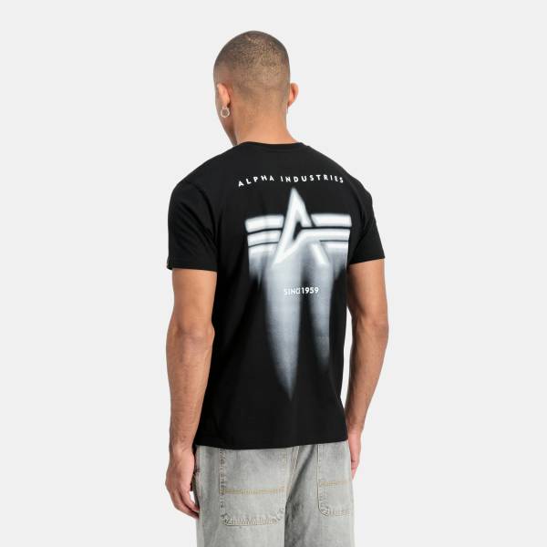 ALPHA INDUSTRIES SPRAY PRINT T-SHIRT