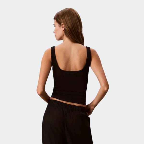 CALVIN KLEIN MONOLOGO SCOOP RIB TANK TOP