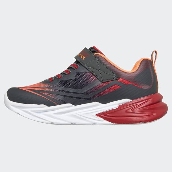 SKECHERS LIGHTED GORE & STRAP SNEAKER WITH MIDSOLE TECHPIECE