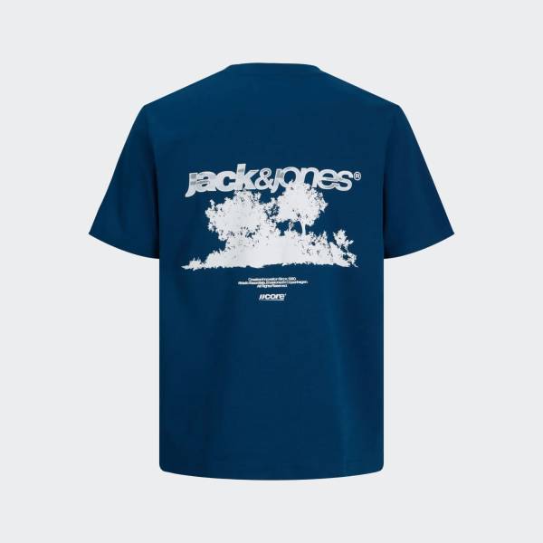 JACK & JONES BREEZE BACK PRINT TEE CREW