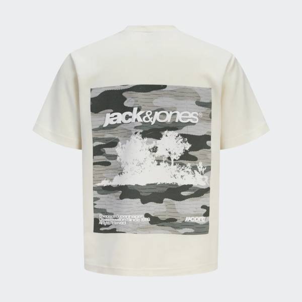 JACK & JONES BREEZE BACK PRINT TEE CREW