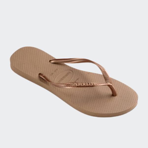 HAVAIANAS SLIM LOGO METALLIC