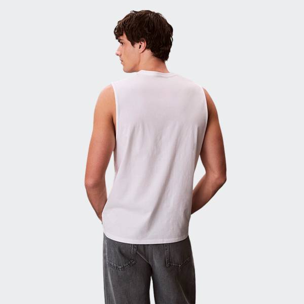 CALVIN KLEIN JERSEY BADGE MUSCLE TANK