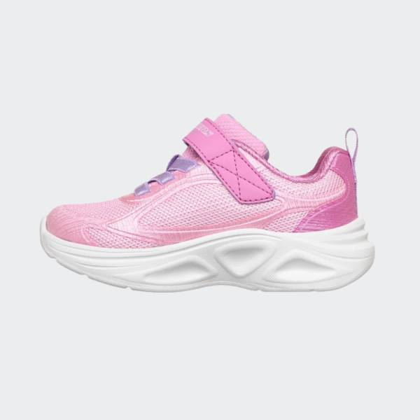 SKECHERS LIGHTEDSNEAKER WITH OMBRE SPARKLE UPPER