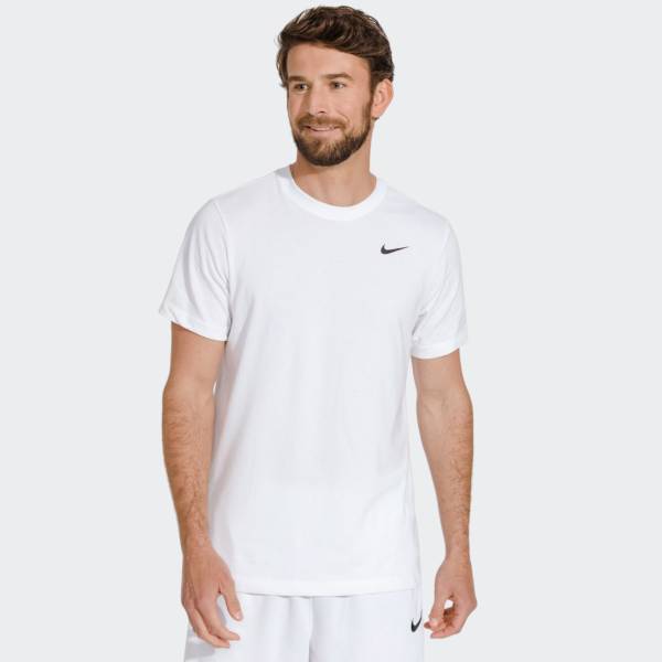 NIKE MENS DRI FIT TEE CREW SOLID
