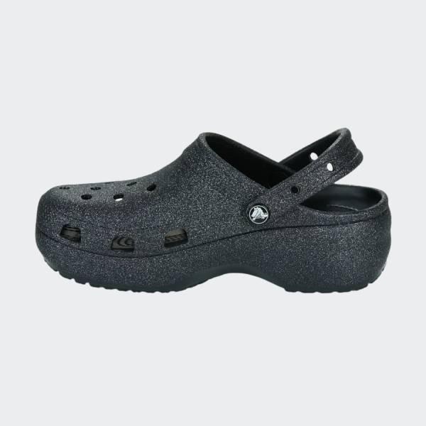 CROCS CLASSIC PLATFORM GLITTER CLOG