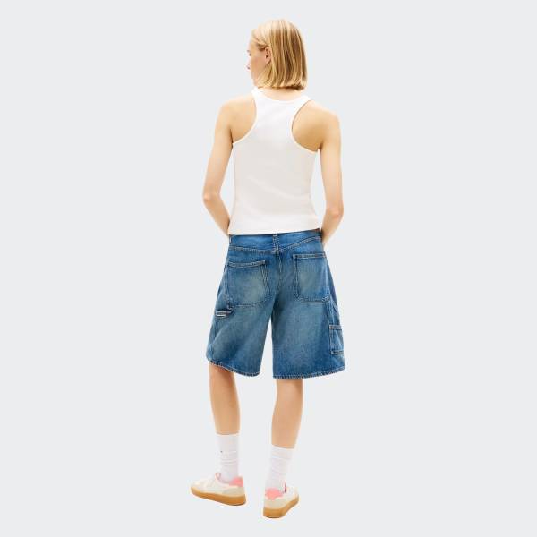 TOMMY JEANS SLIM RACER BACK RIB TANK