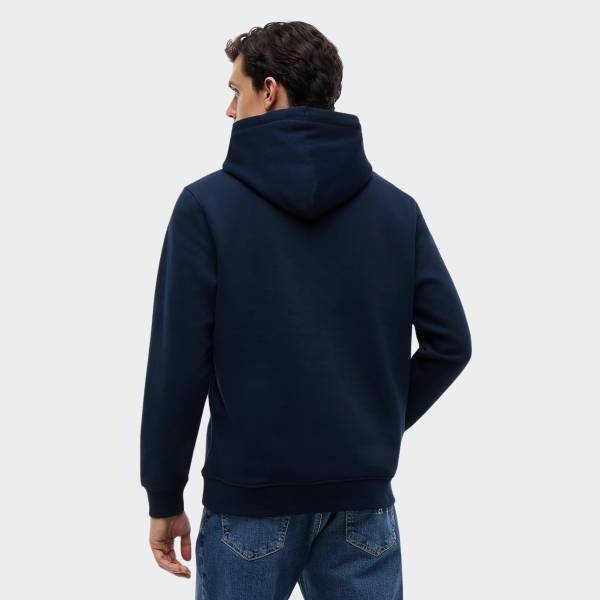 TOMMY JEANS MENS REGULAR ESSENTIAL FLAG HOOD