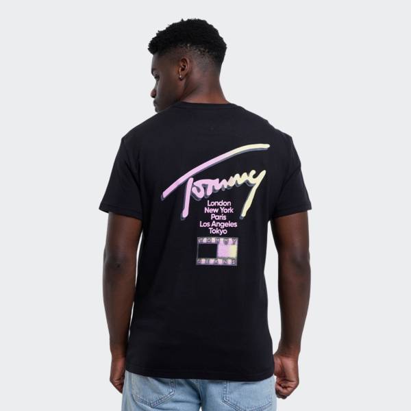 TOMMY JEANS MENS REGULAR CITY SIGN TEE