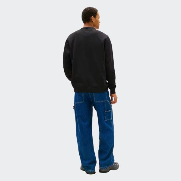 TOMMY JEANS MENS REGULAR BADGE CREW
