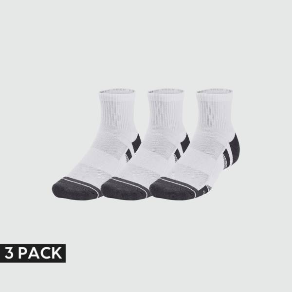 UNDER ARMOUR PERFORMANCE TECH 3PACK QUARTER SOCKS