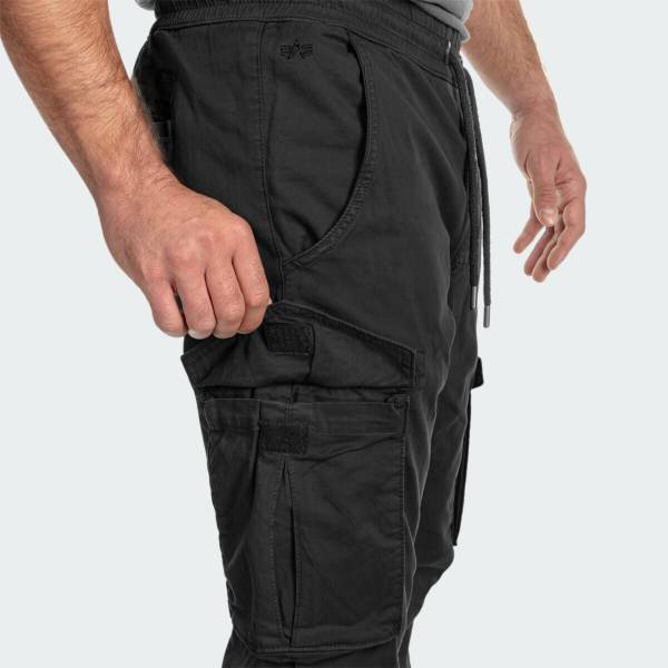 ALPHA INDUSTRIES COTTON TWILL JOGGER PANTS