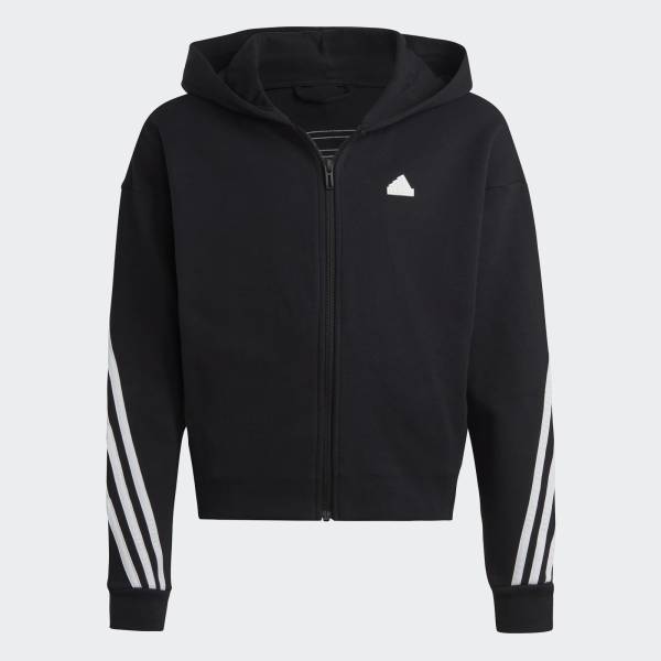 ADIDAS GIRLS FUTURE ICONS 3 STRIPES ZIP