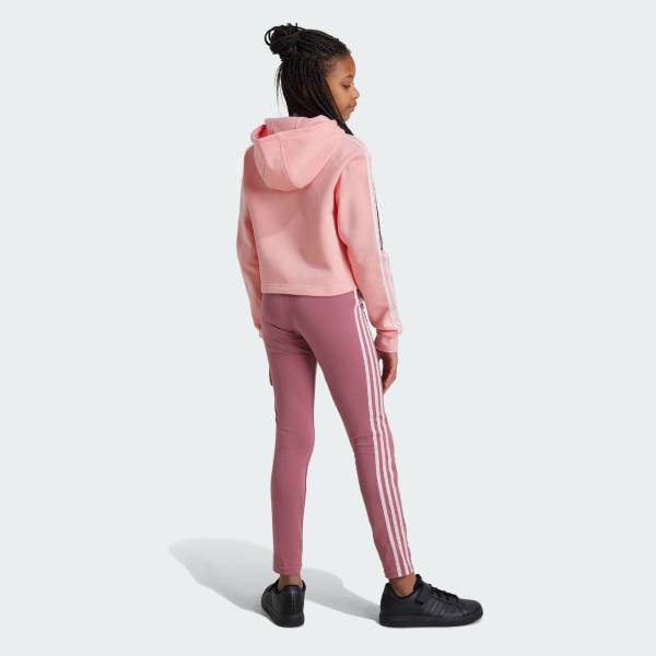 ADIDAS JUNIOR GIRLS 3 STRIPES SET